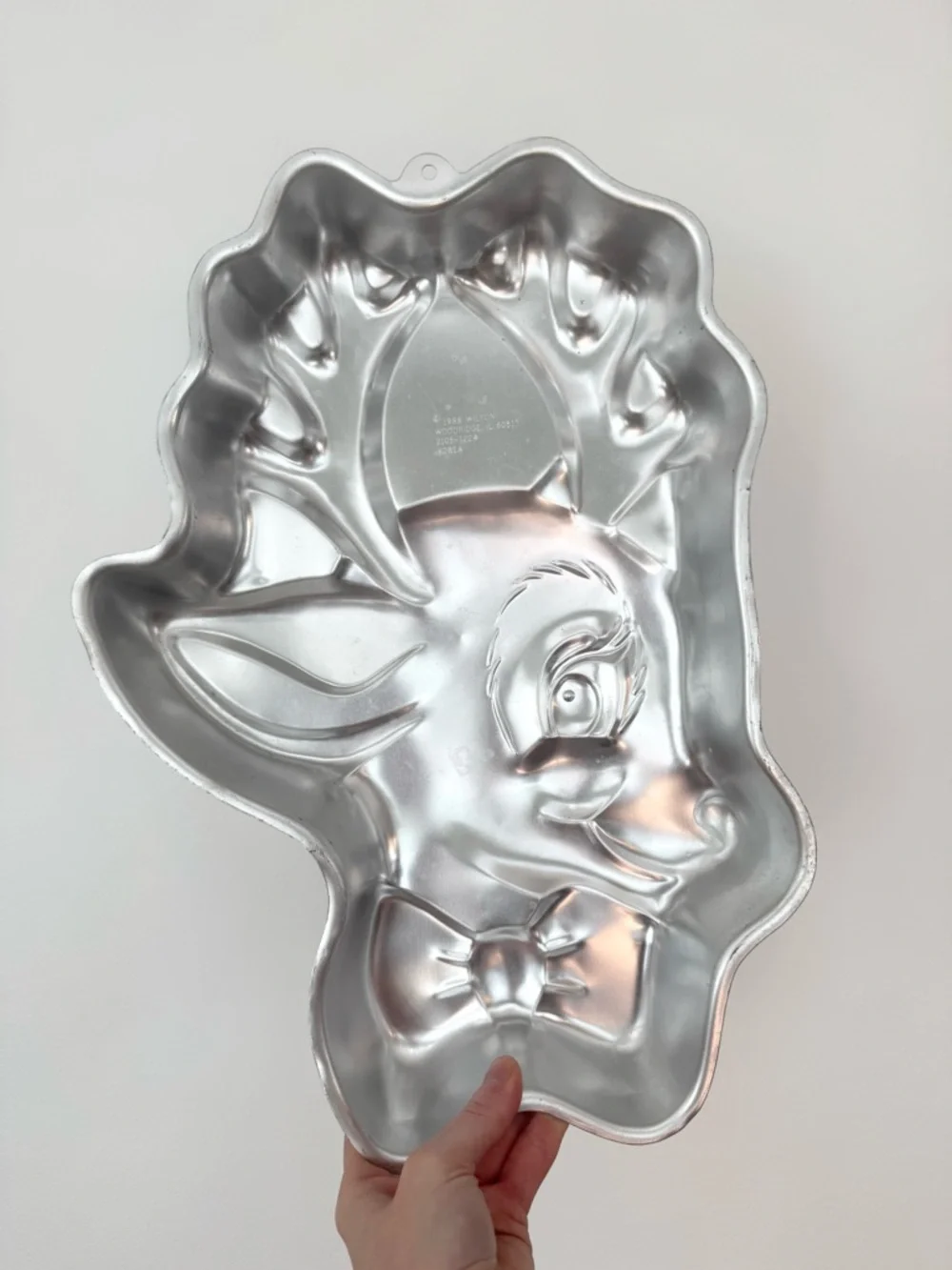 Vintage 1988 Wilton Christmas Reindeer Cake Mold